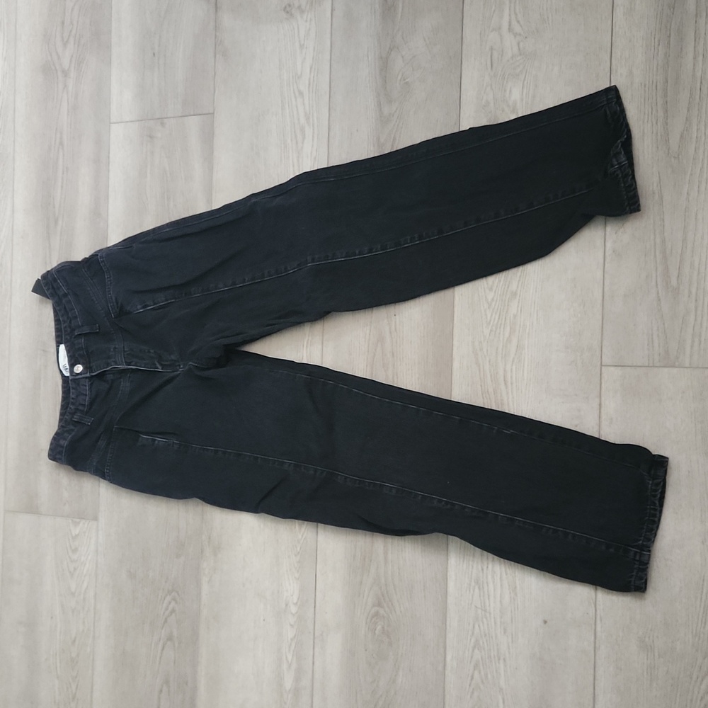 Zara Jeans Black Coll Pocket